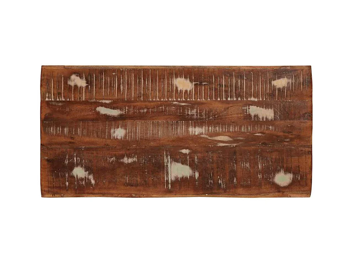 Tavolini impilabili 3 pezzi in legno massello di recupero