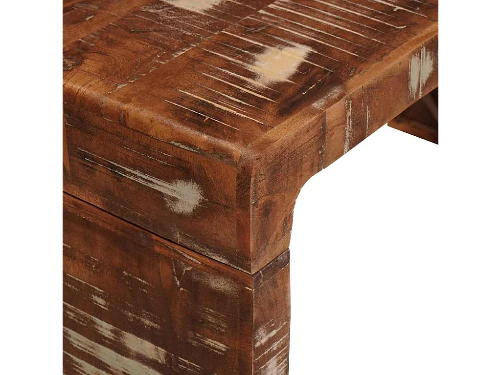 Tables gigognes 3 pcs bois de récupération massif