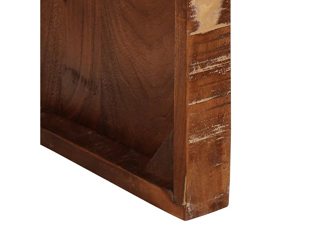 Tables gigognes 3 pcs bois de récupération massif