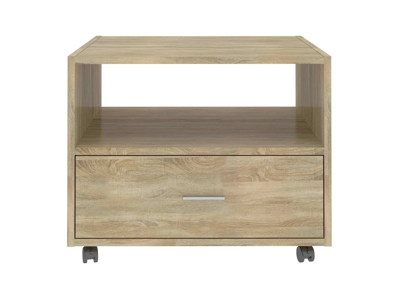 Table basse chêne sonoma 55x55x40 cm bois d'ingénierie