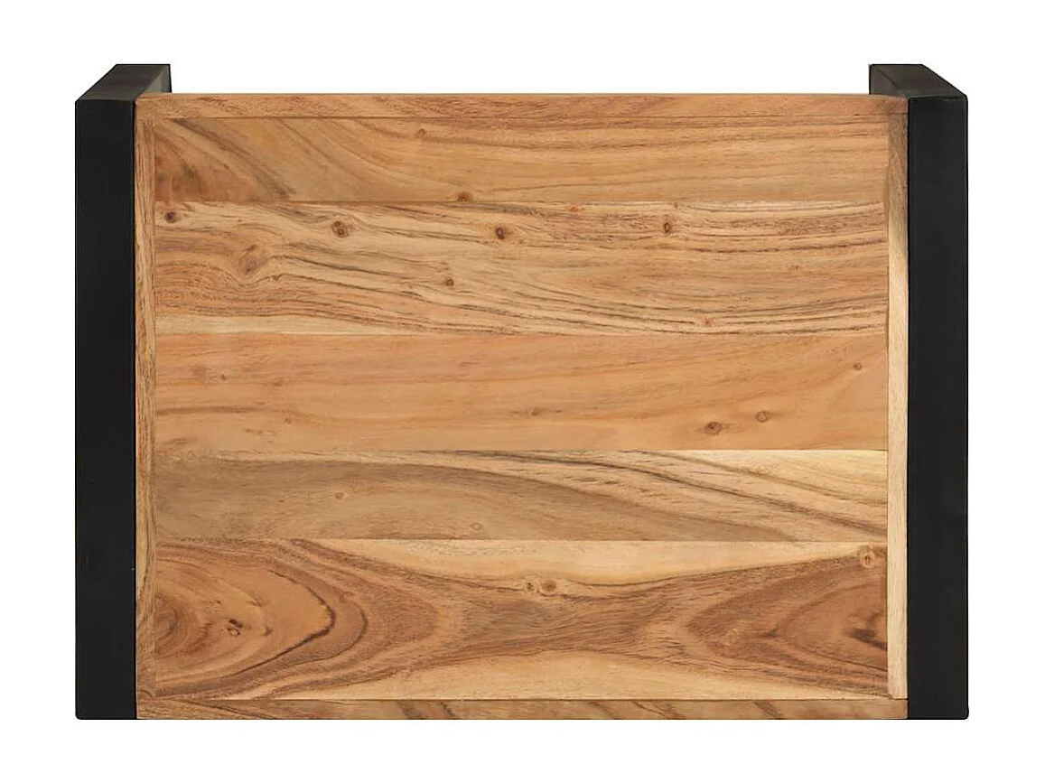 Tavolini impilabili 3 pezzi Legno massello