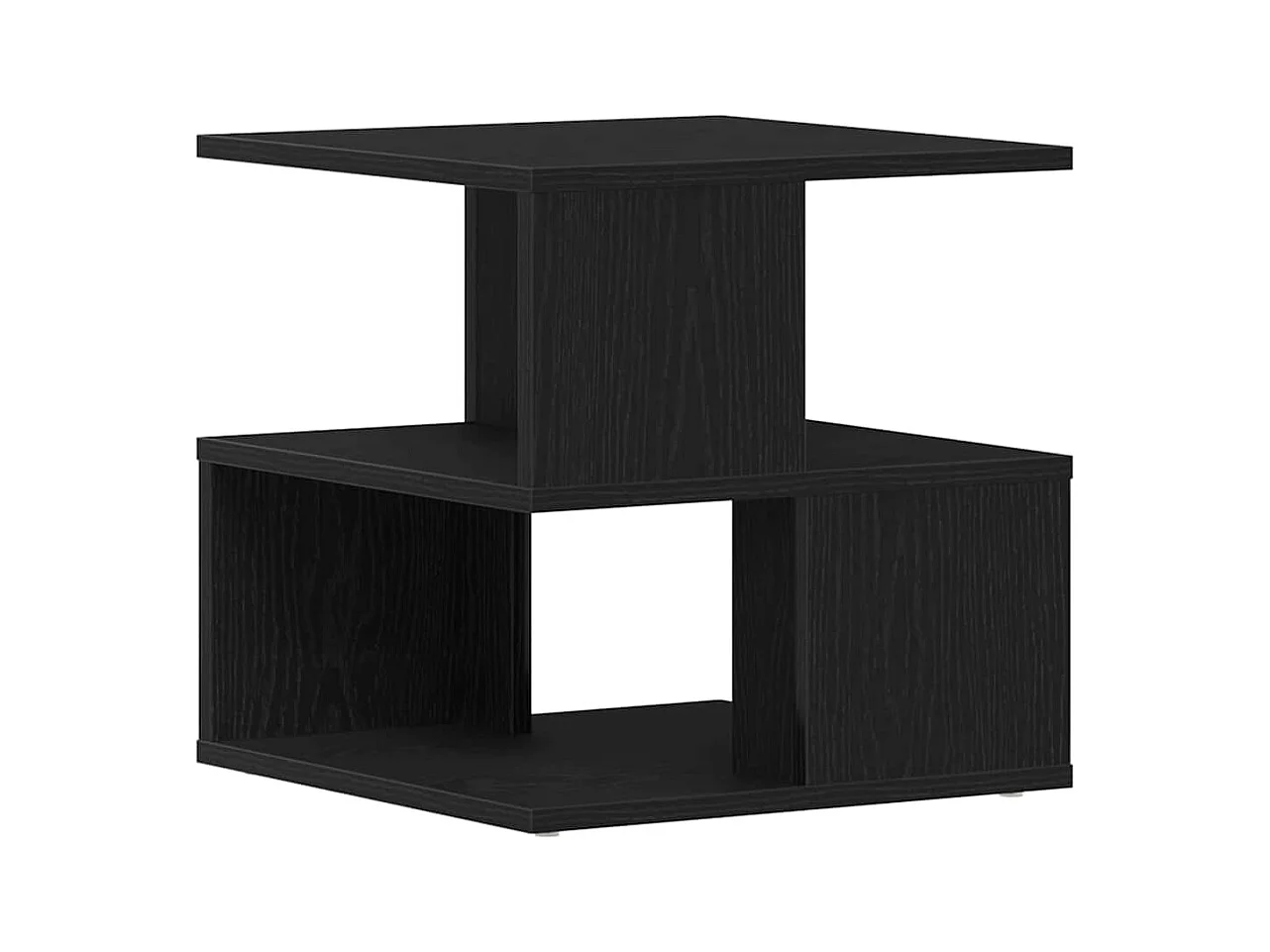 Table d'appoint Chêne noir 40 x 40 x 40 cm Bois d'ingénierie