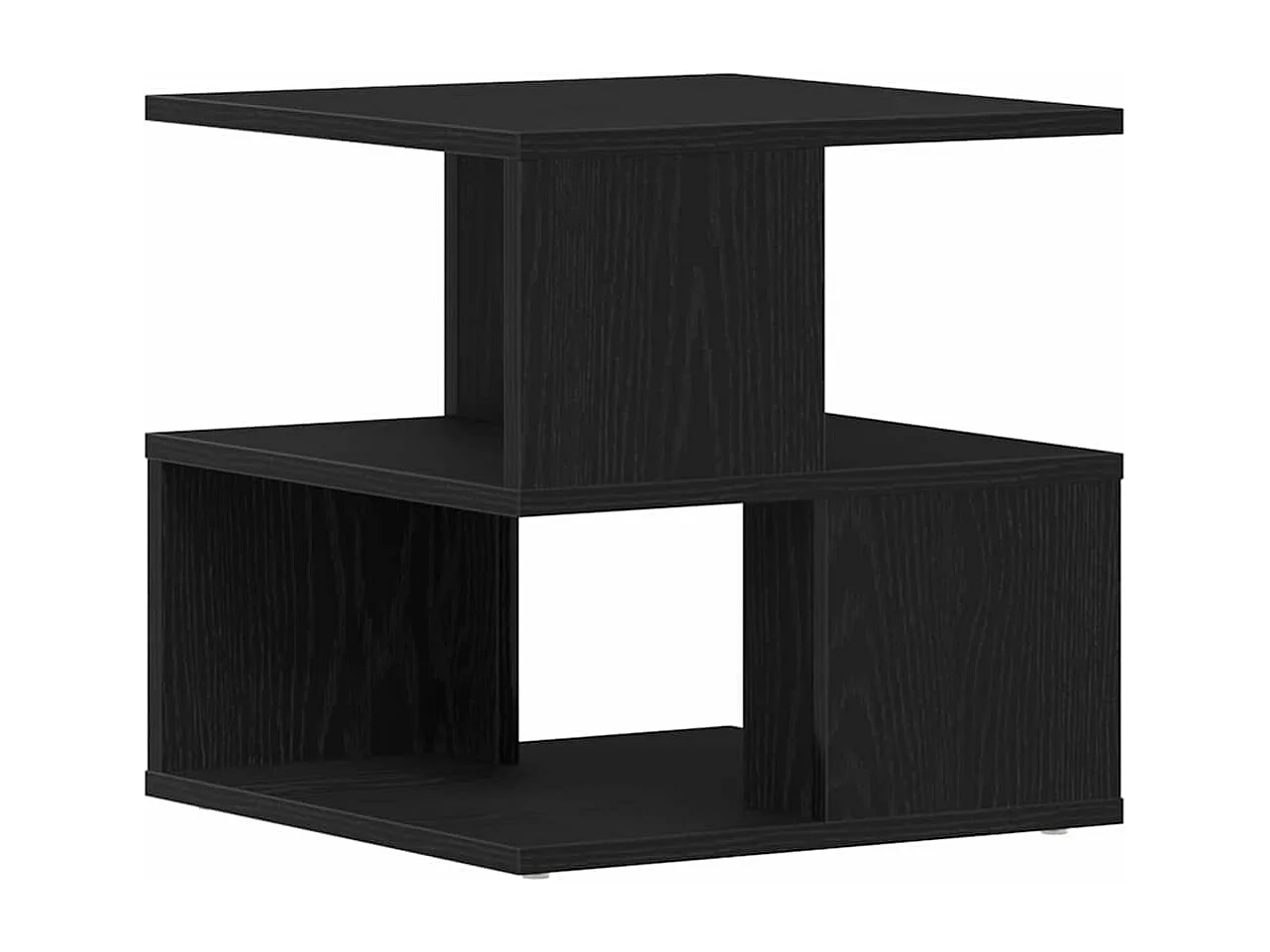 Table d'appoint Chêne noir 40 x 40 x 40 cm Bois d'ingénierie