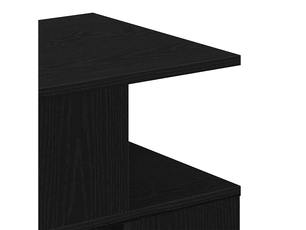 Table d'appoint Chêne noir 40 x 40 x 40 cm Bois d'ingénierie
