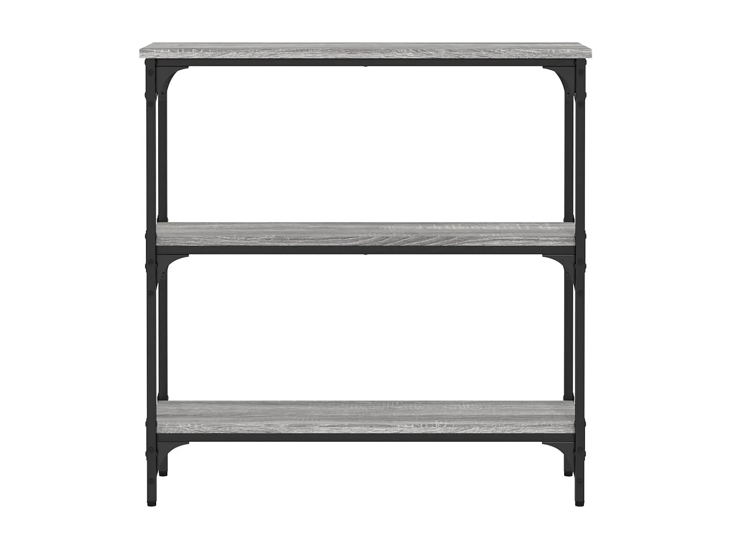 Table console sonoma gris 75x22,5x75 cm bois d'ingénierie