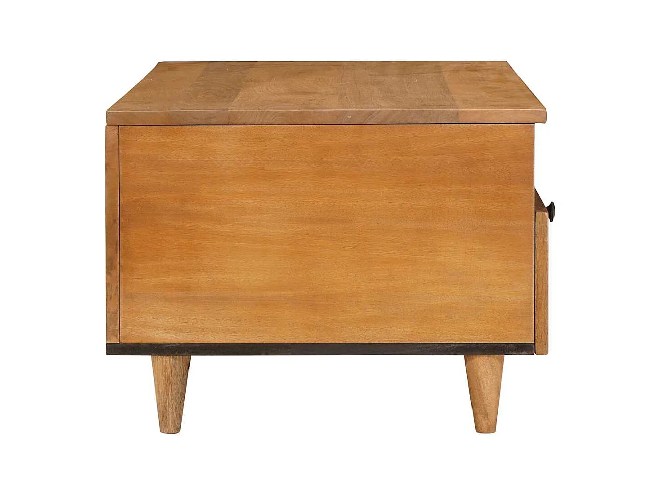 Tavolino con cassetto Marrone chiaro 80 x 54 x 40 cm