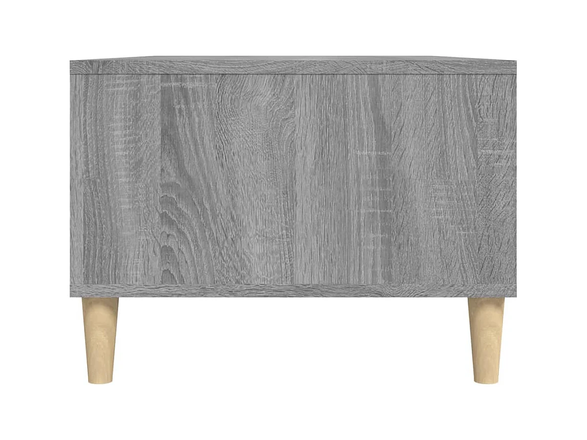 Tavolino da caffè Sonoma grigio 90x50x36,5 cm in legno ingegnerizzato