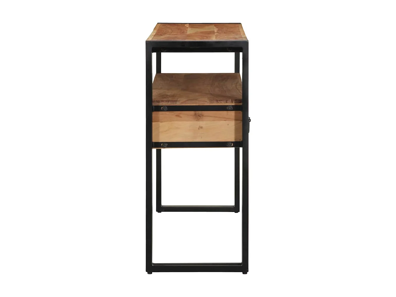 Table console Marron 120 x 33 x 75 cm Bois d'acacia massif