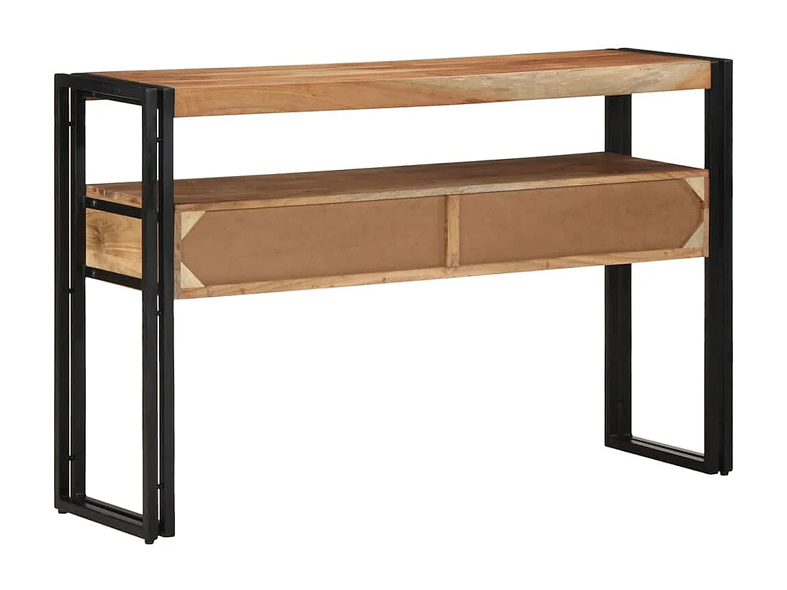 Tavolo consolle Marrone 120 x 33 x 75 cm Legno massello di acacia