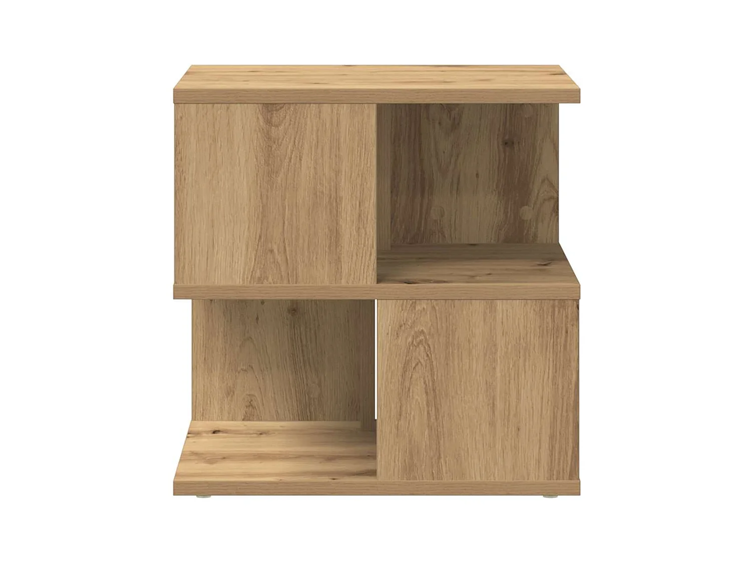 Tavolino laterale in rovere fatto a mano 40 x 40 x 40 cm