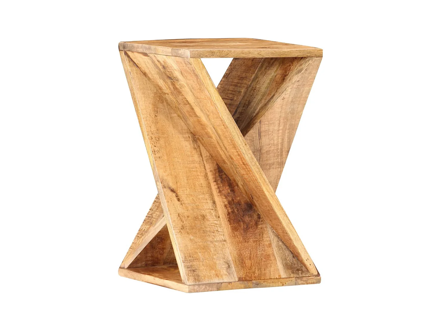 Bijzettafel 35x35x55 cm Massief mangohout