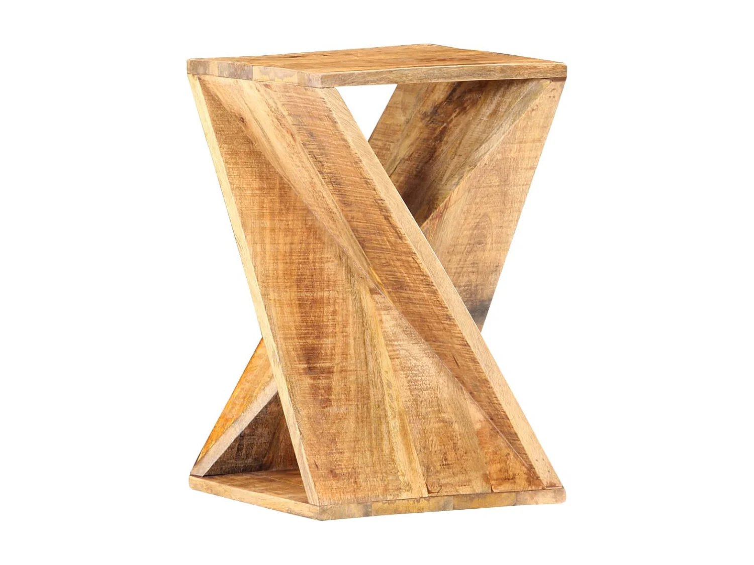 Bijzettafel 35x35x55 cm Massief mangohout