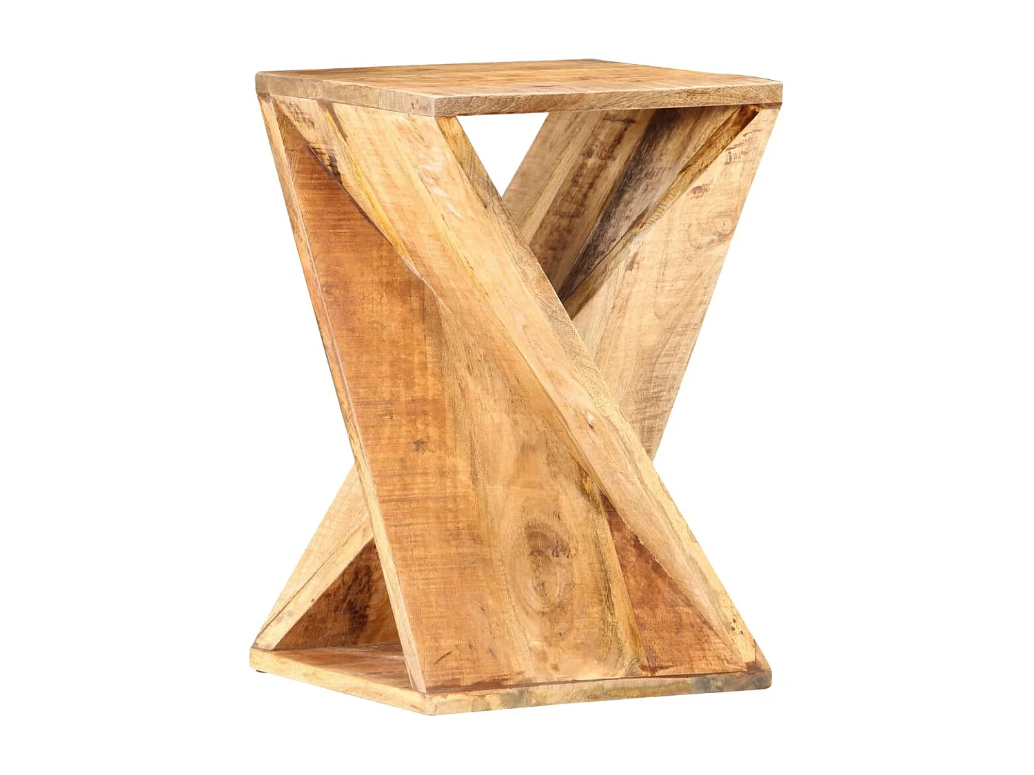 Bijzettafel 35x35x55 cm Massief mangohout