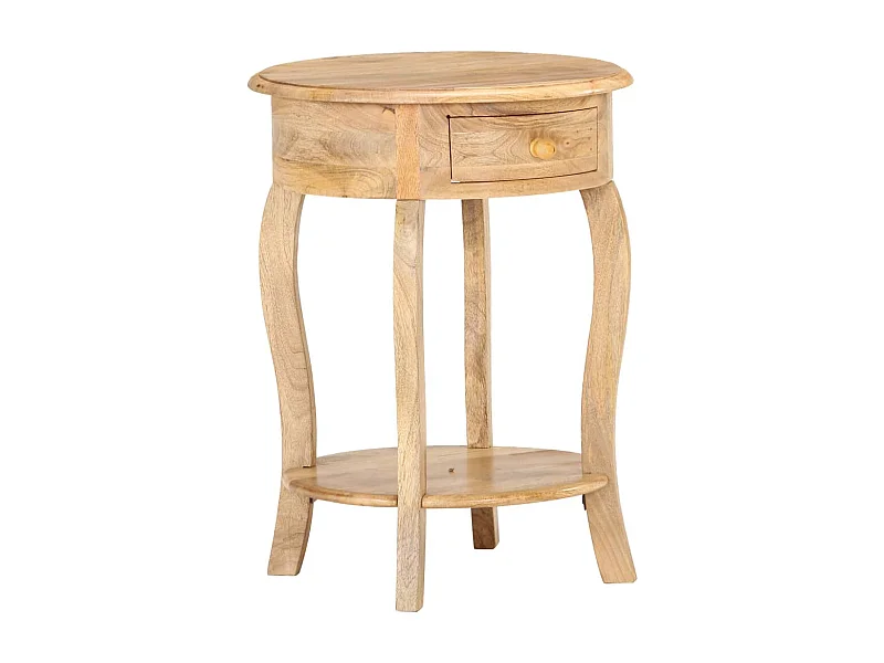 Table d'appoint 37x37x61 cm Bois de manguier massif