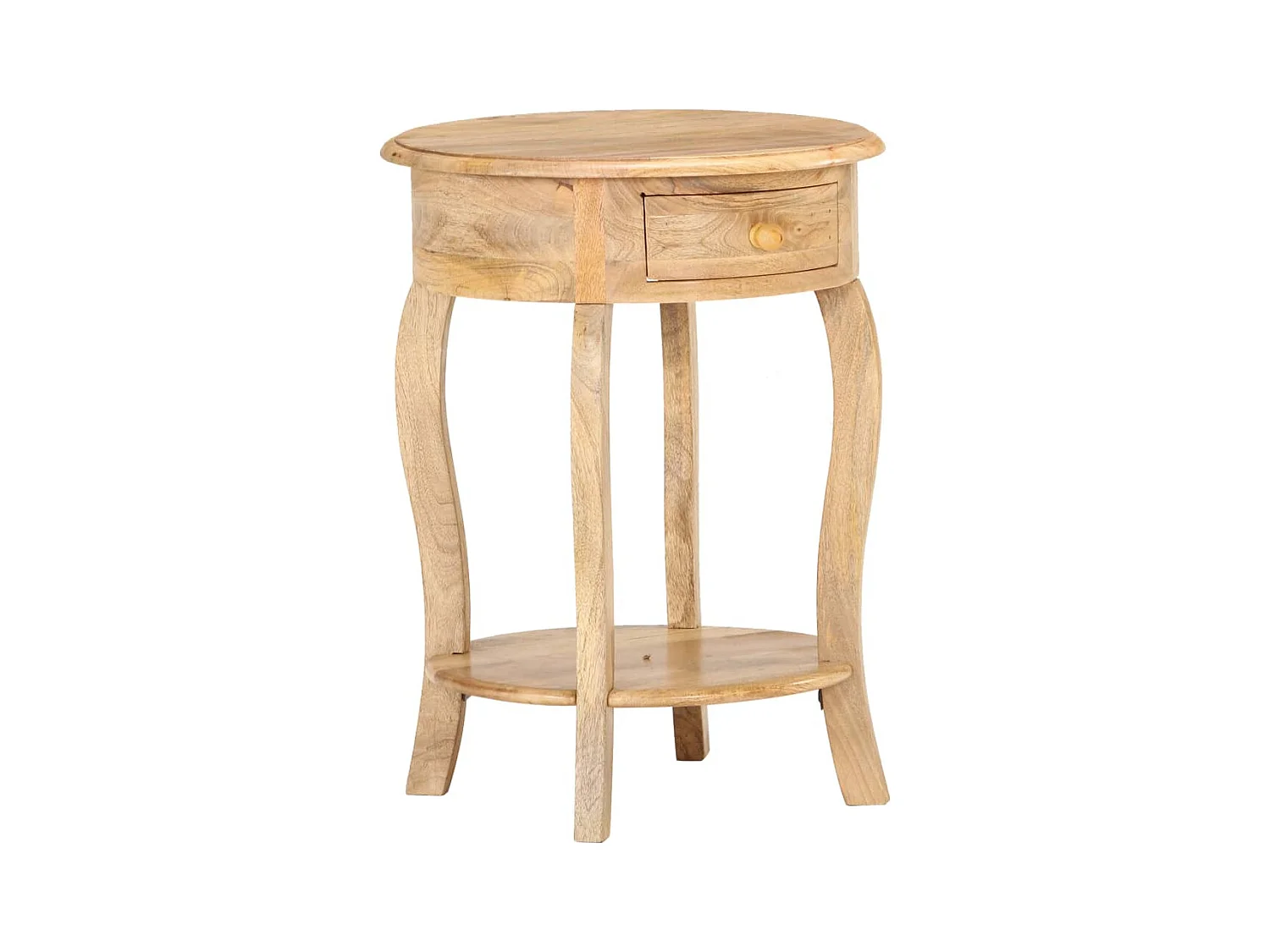 Table d'appoint 37x37x61 cm Bois de manguier massif