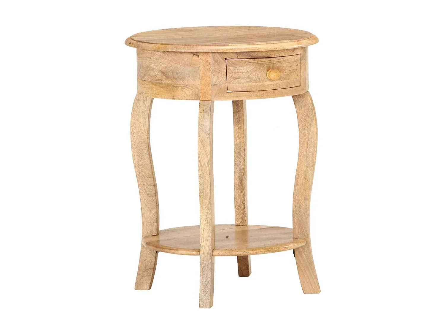 Table d'appoint 37x37x61 cm Bois de manguier massif
