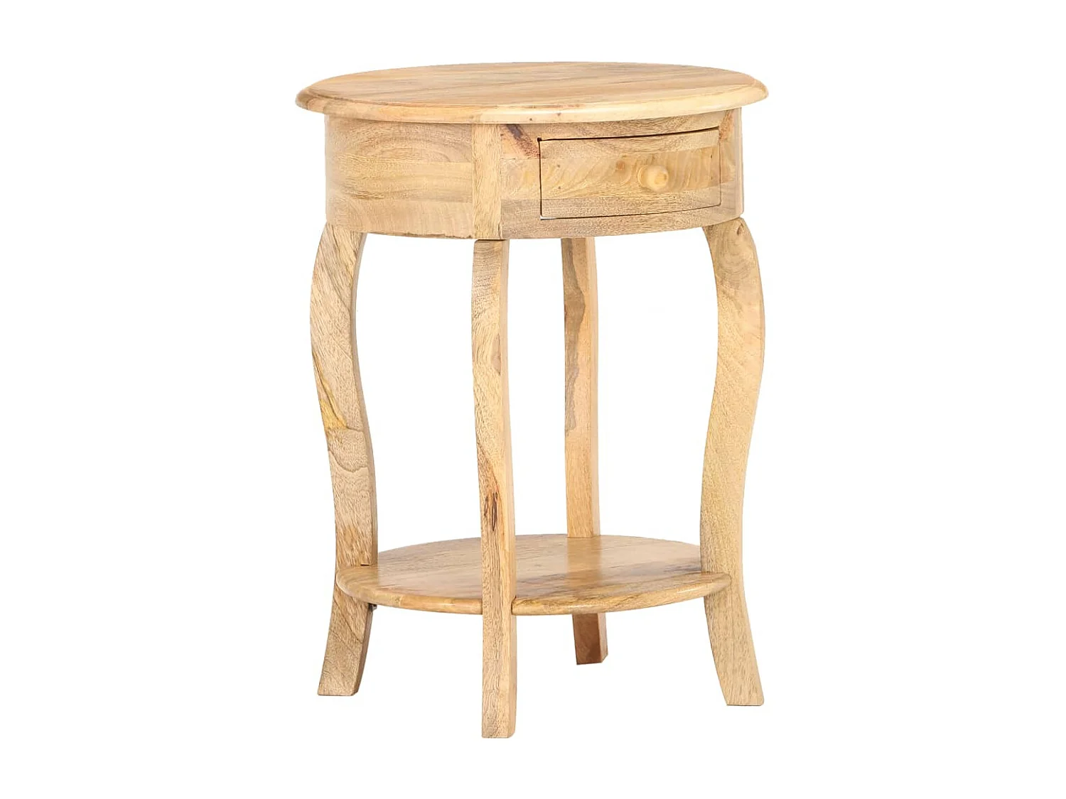 Table d'appoint 37x37x61 cm Bois de manguier massif