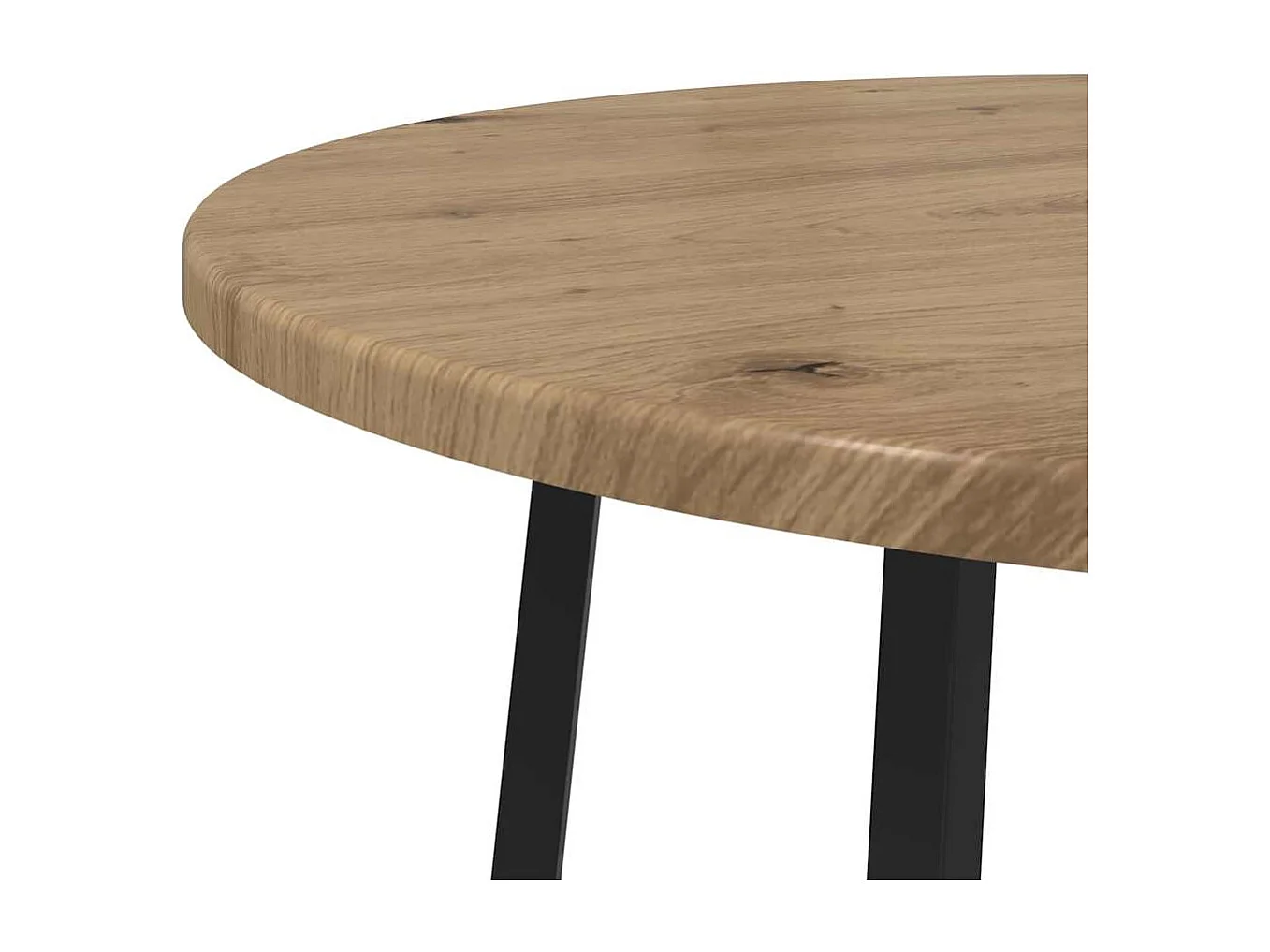 Ensemble de tables d'appoint 2 pcs Chêne artisanal et noir