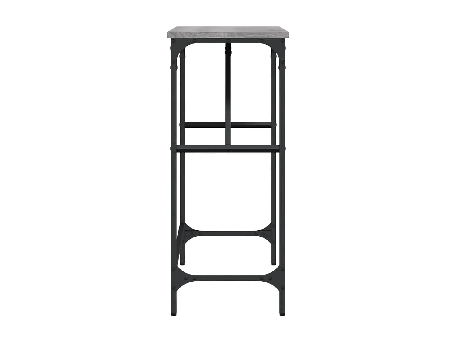 Sonoma consoletafel grijs 100x32x75 cm bewerkt hout