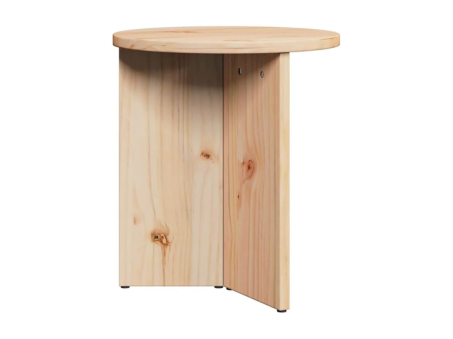 Table basse 2 pcs Naturel 49 x 49 x 28 cm Bois de pin massif