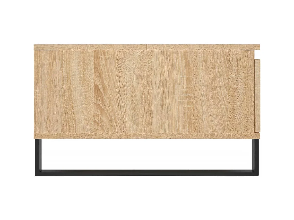 Table basse chêne sonoma 90x60x35 cm bois d'ingénierie