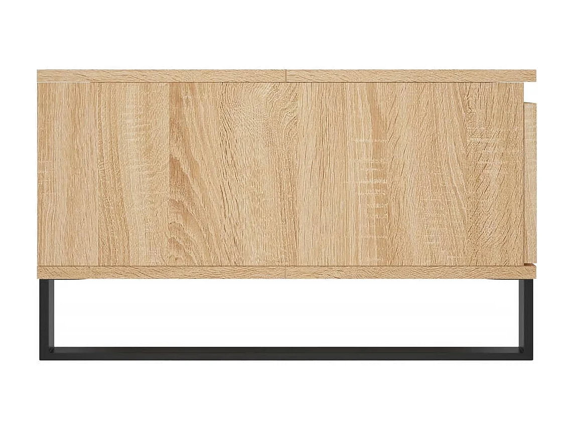 Sonoma eiken salontafel 90x60x35 cm bewerkt hout