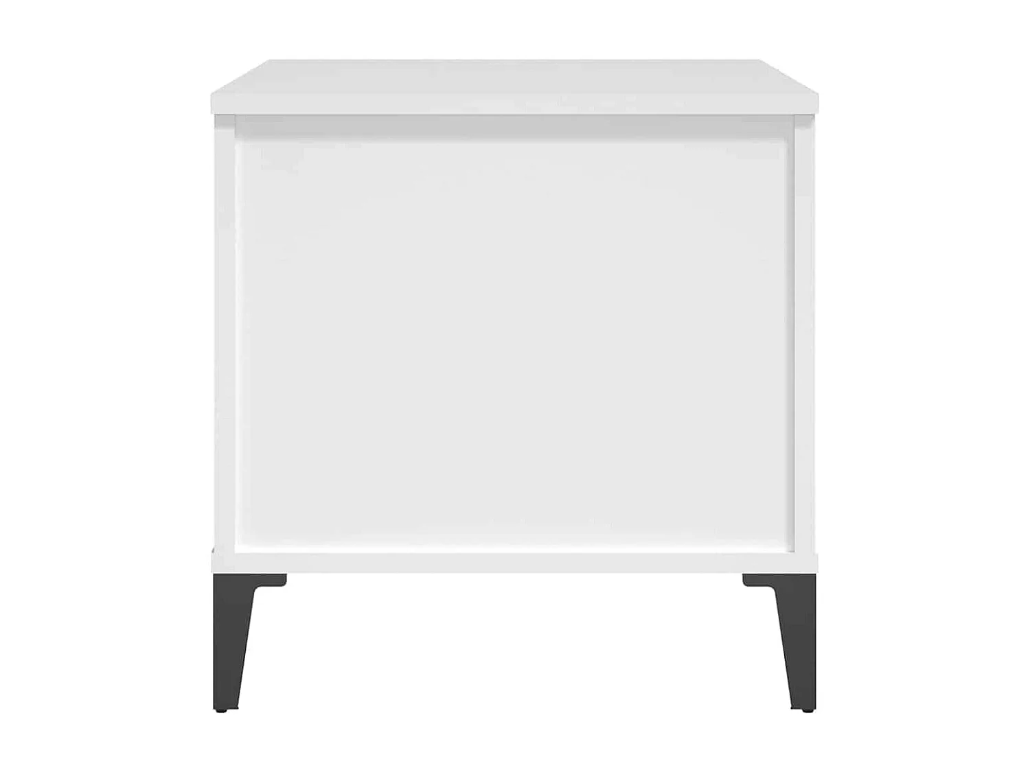 Mesa de centro Blanca 60x44,5x45 cm Madera de ingeniería