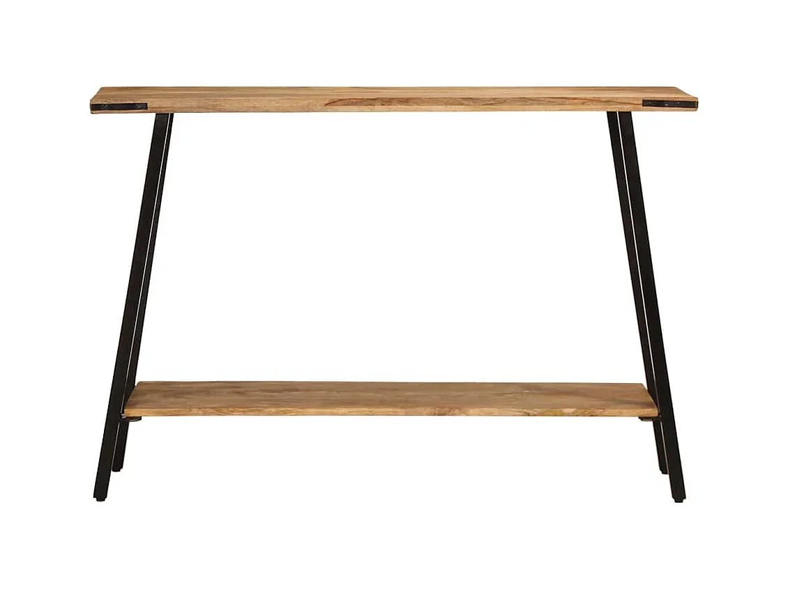 Tavolo consolle 110x30x75 cm in legno massello di mango