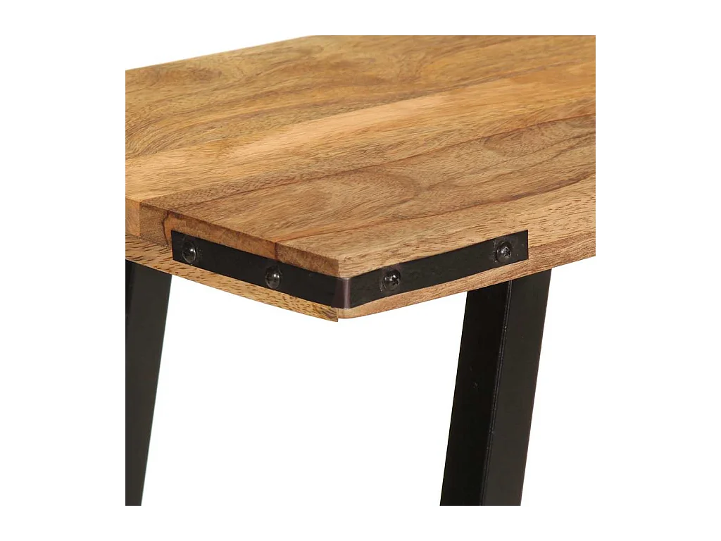 Tavolo consolle 110x30x75 cm in legno massello di mango