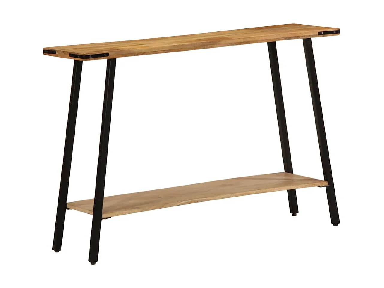 Tavolo consolle 110x30x75 cm in legno massello di mango
