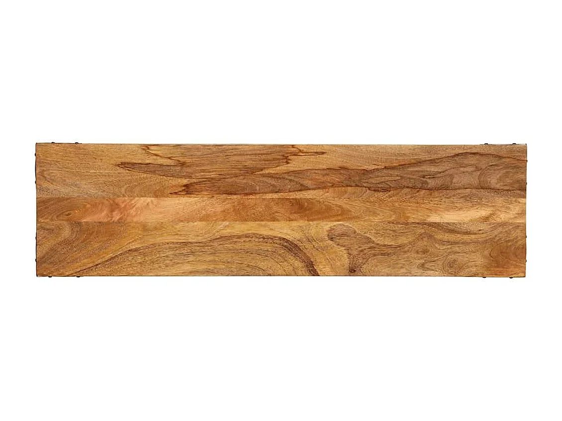 Tavolo consolle 110x30x75 cm in legno massello di mango