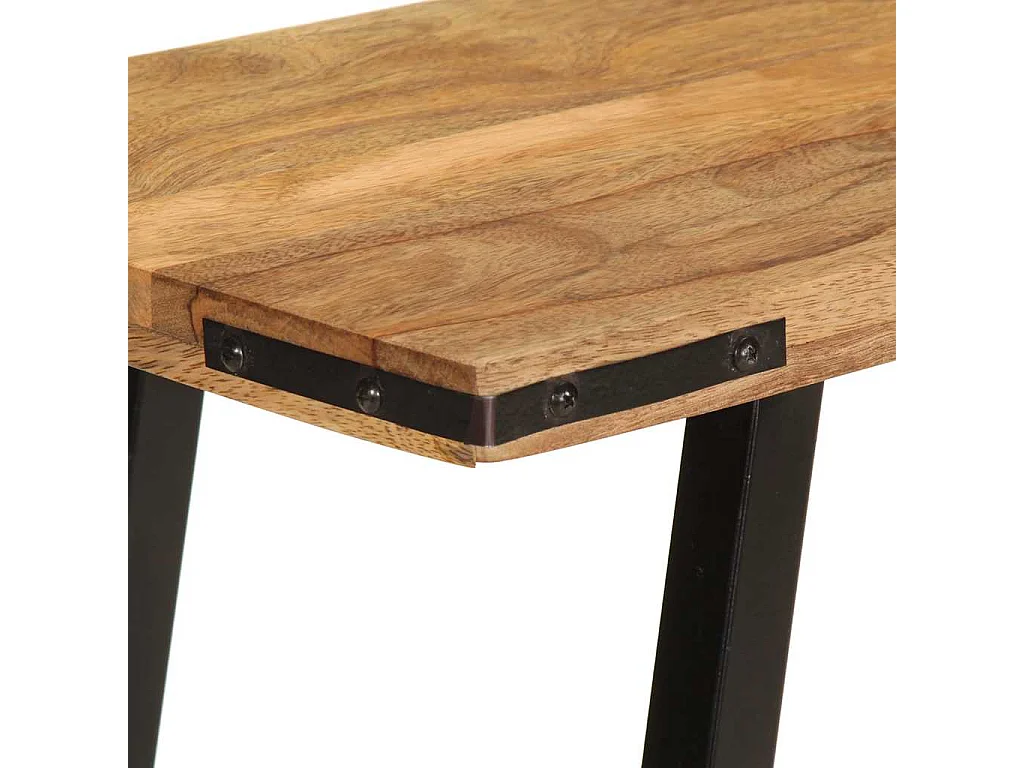 Tavolo consolle 110x30x75 cm in legno massello di mango