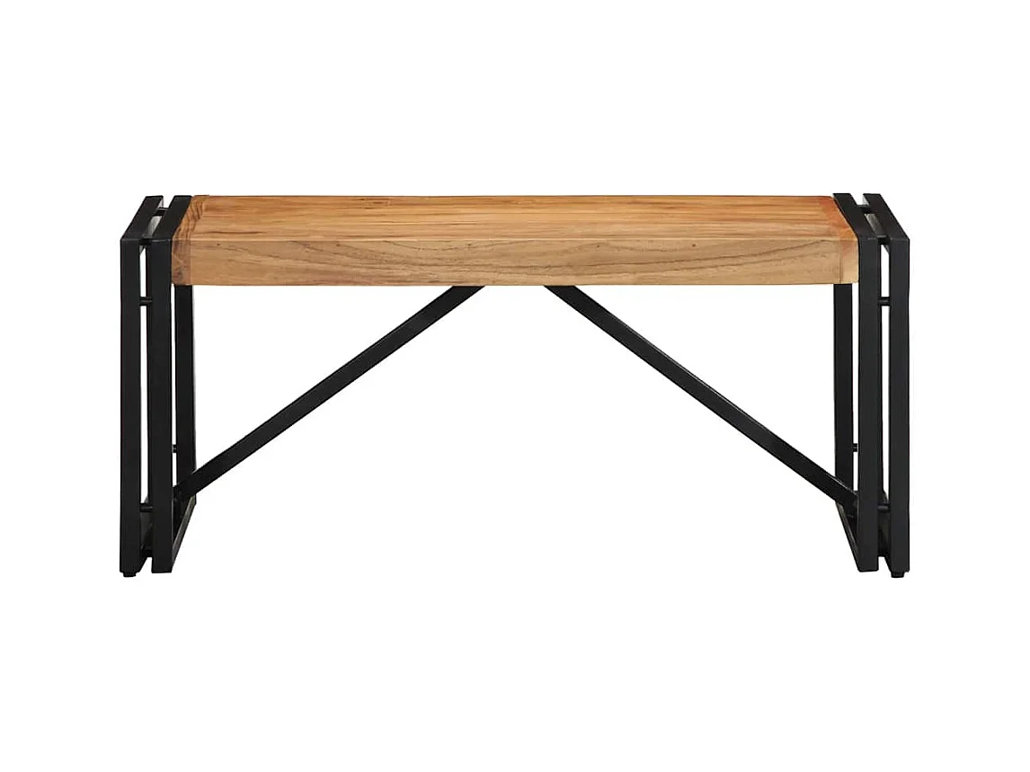 Table basse 80x40x35 cm bois massif d'acacia