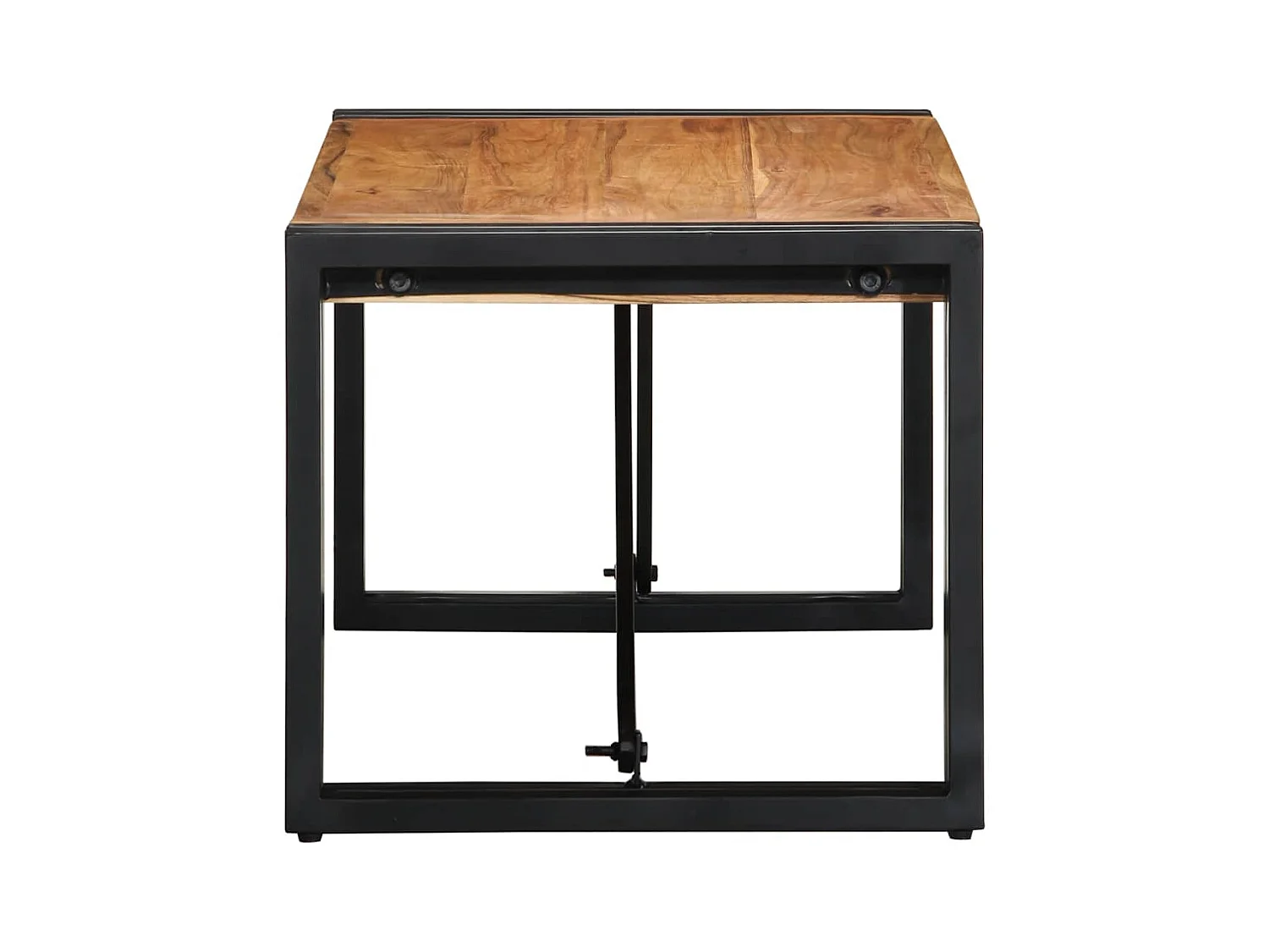 Table basse 80x40x35 cm bois massif d'acacia