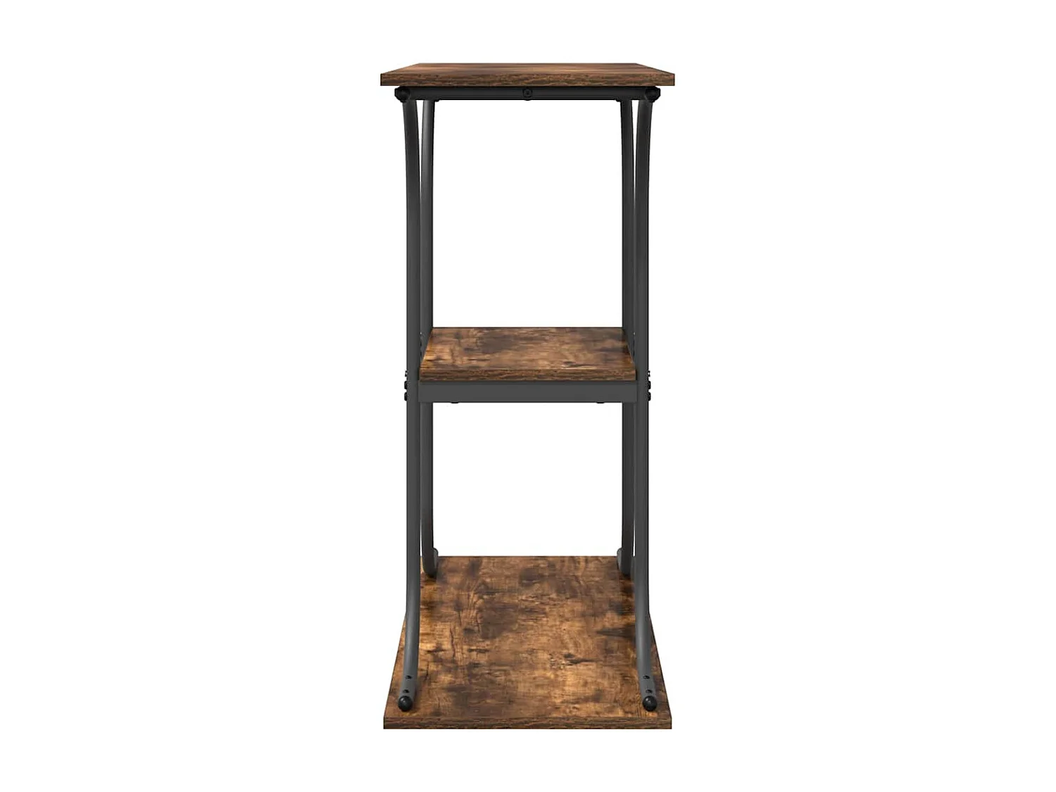 Consoletafel Gerookt eikenhout 101 x 35 x 80,5 cm Technisch hout