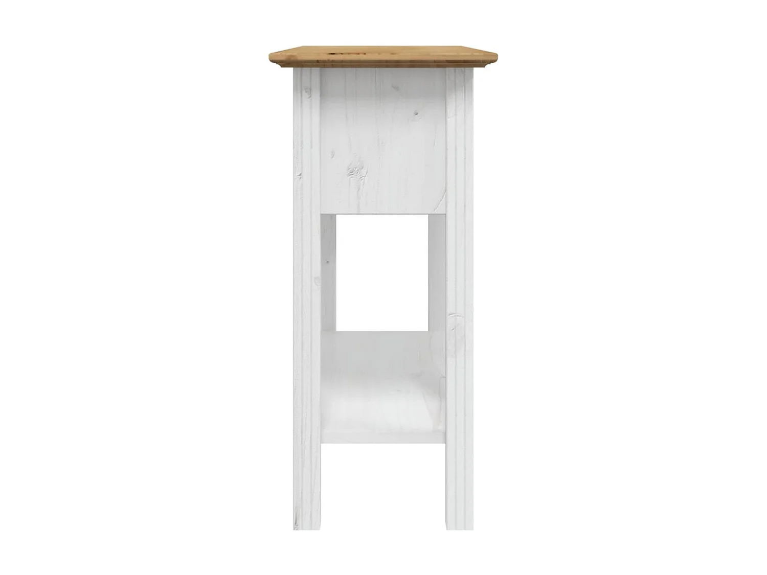 BODO bruine consoletafel 91x35x74 cm massief grenenhout