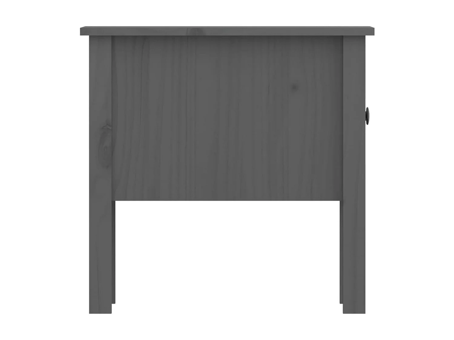 Table d'appoint Gris 50x50x49 cm Bois massif de pin
