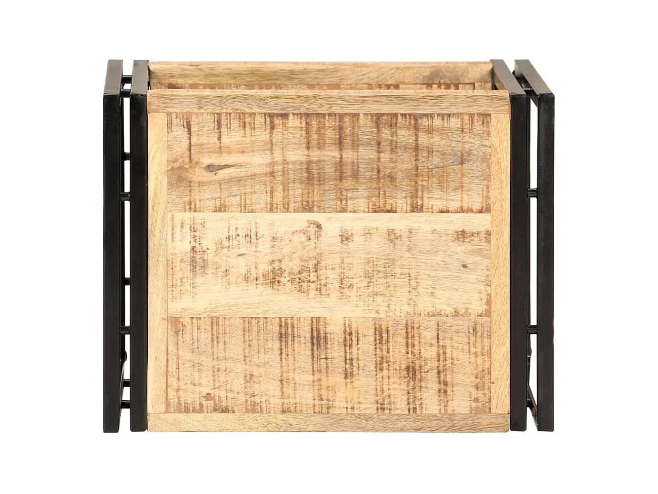 Bijzettafel 40x30x40 cm Ruw mangohout