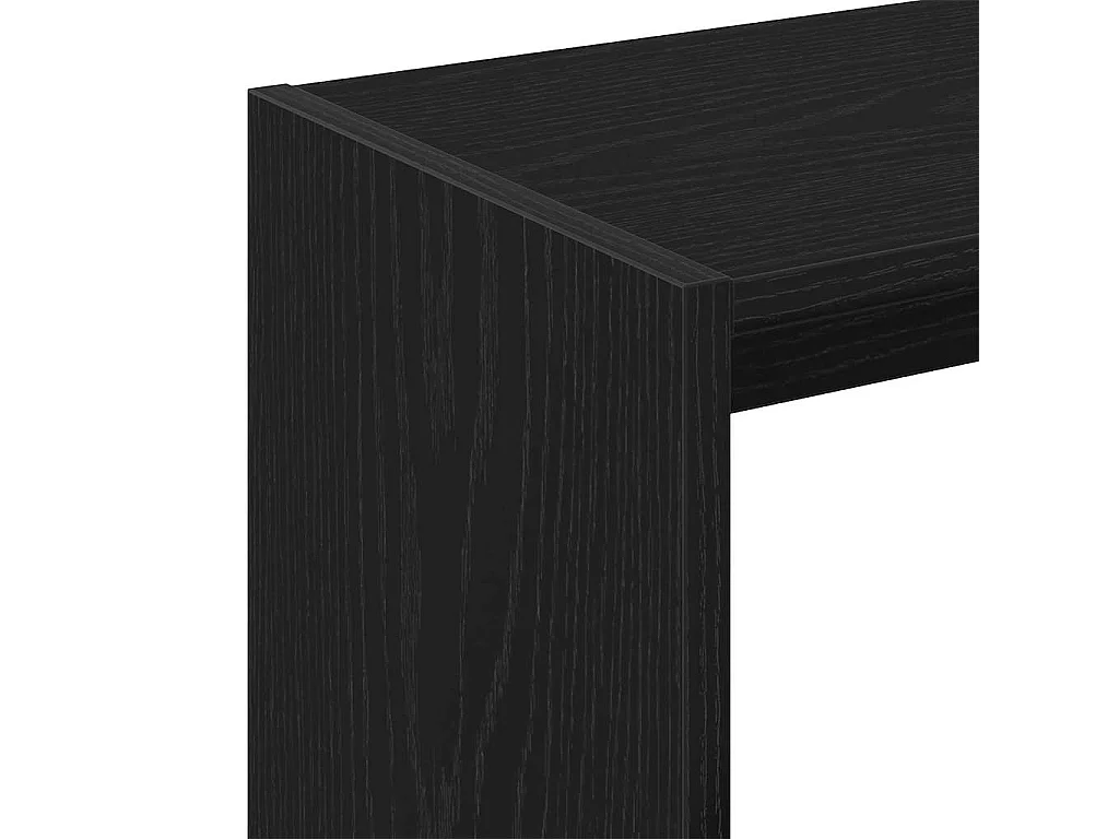 Table d'appoint Chêne noir 50 x 26 x 50 cm Bois d'ingénierie