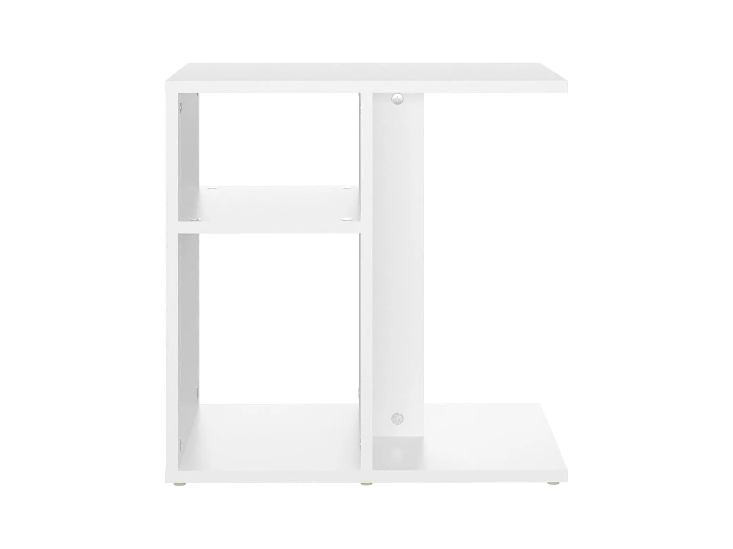 Table d'appoint Blanc 50x30x50 cm Bois d’ingénierie