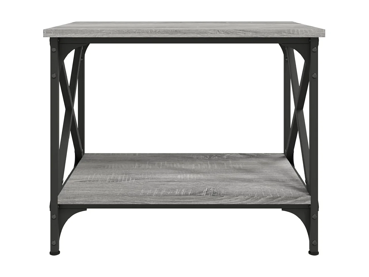 Table d'appoint Sonoma gris 55x38x45 cm Bois d'ingénierie