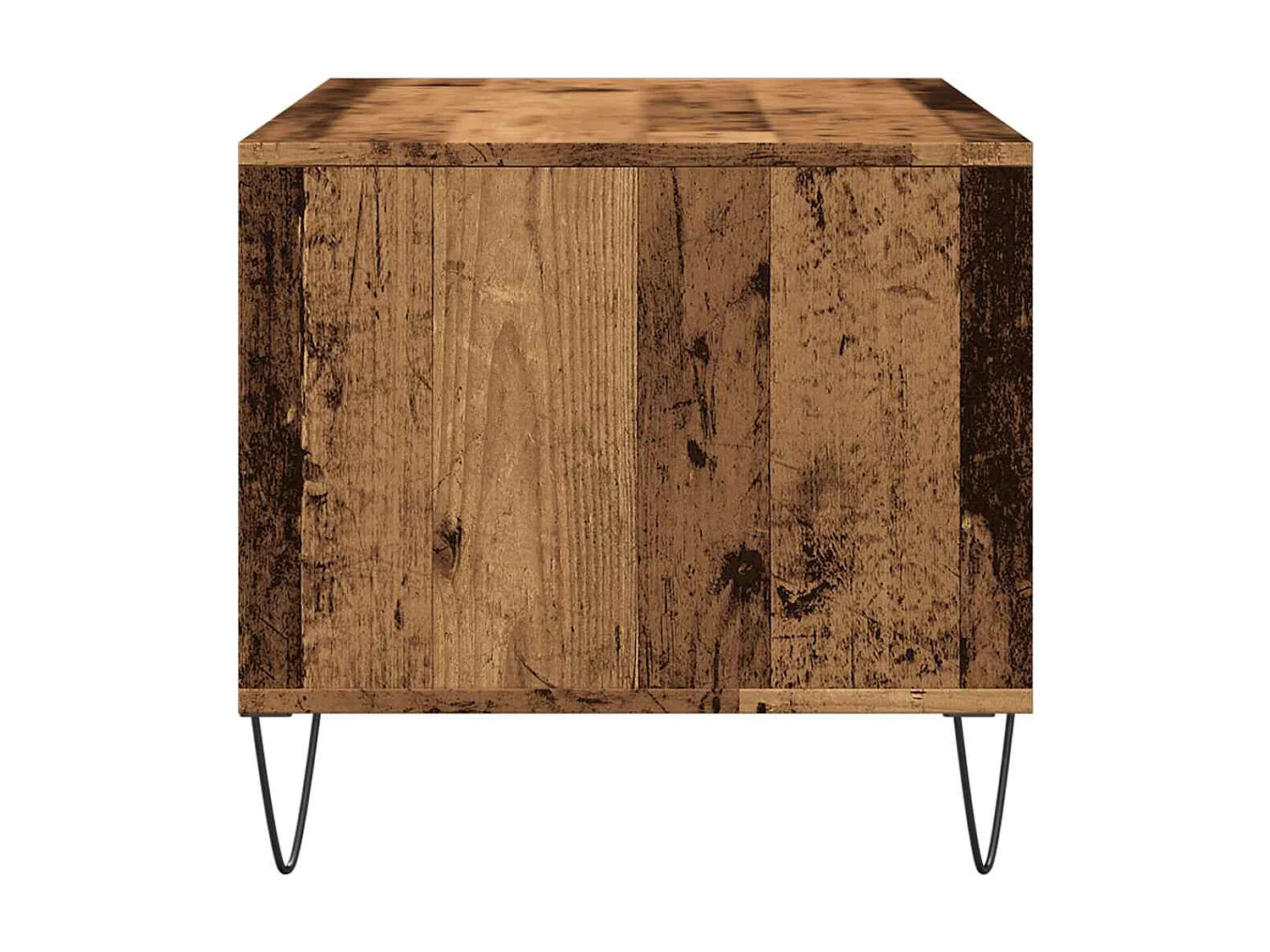 Table basse vieux bois 90x49x45 cm bois d'ingénierie