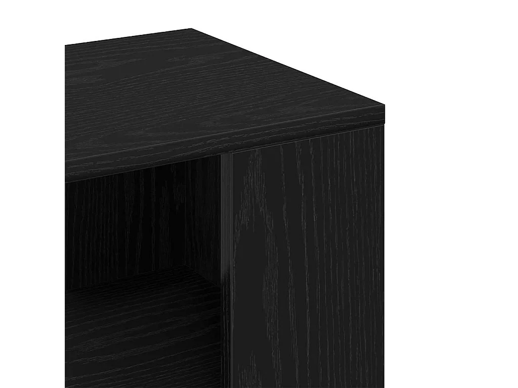 Table d'appoint Chêne noir 36 x 30 x 56 cm Bois d'ingénierie