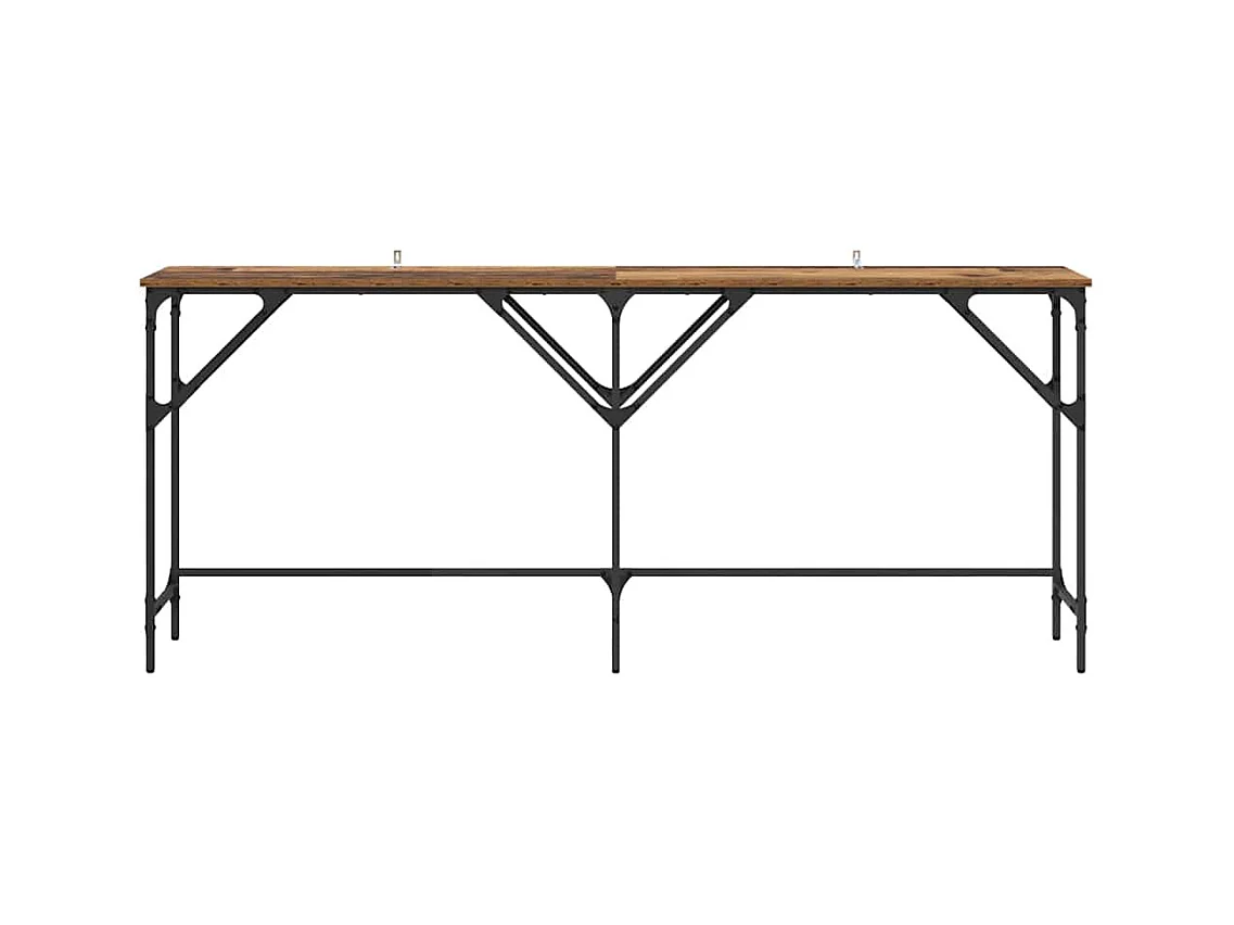 Tavolo consolle Legno antico 180 x 29 x 75 cm Legno ingegnerizzato