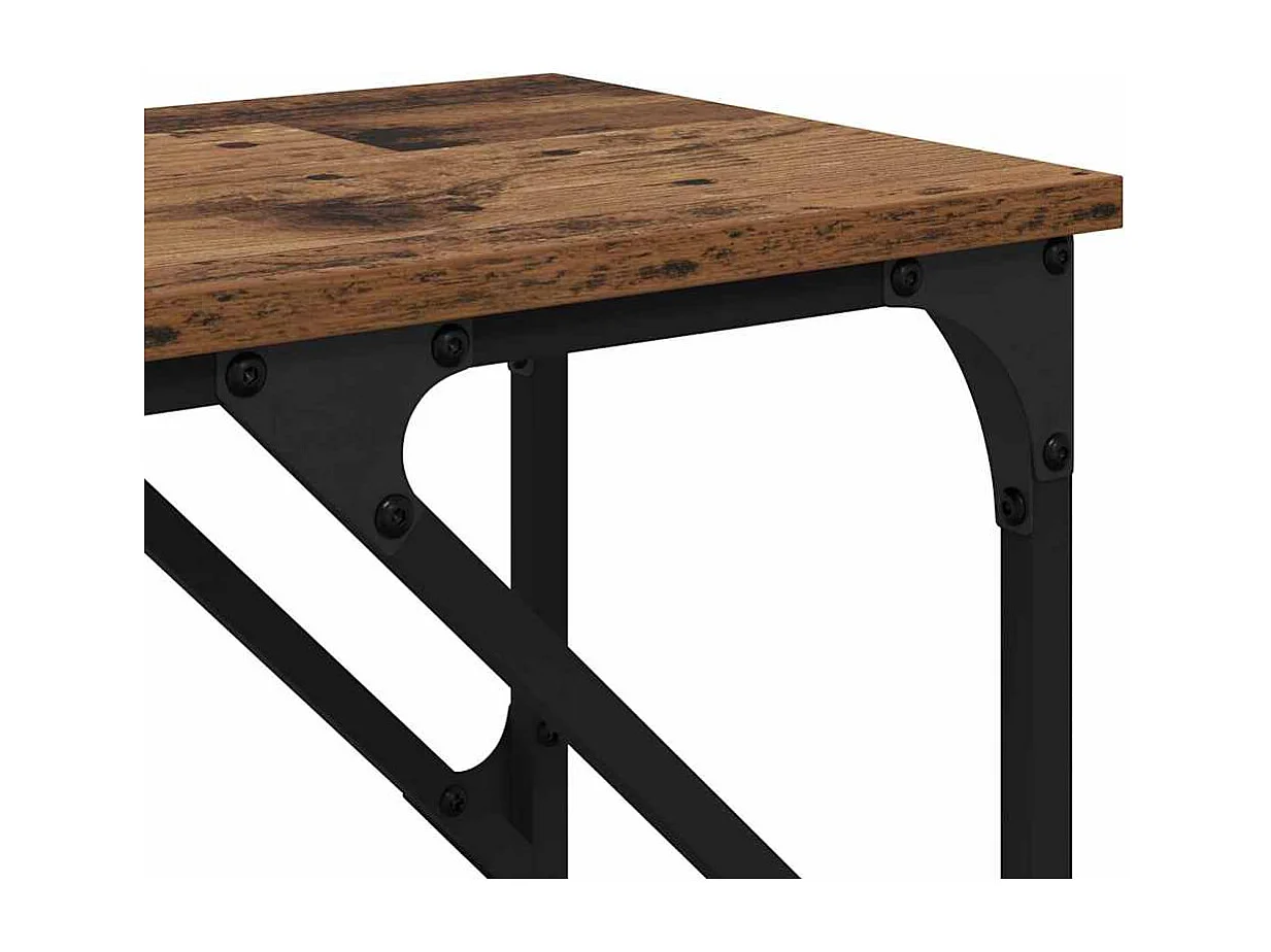 Tavolo consolle Legno antico 180 x 29 x 75 cm Legno ingegnerizzato