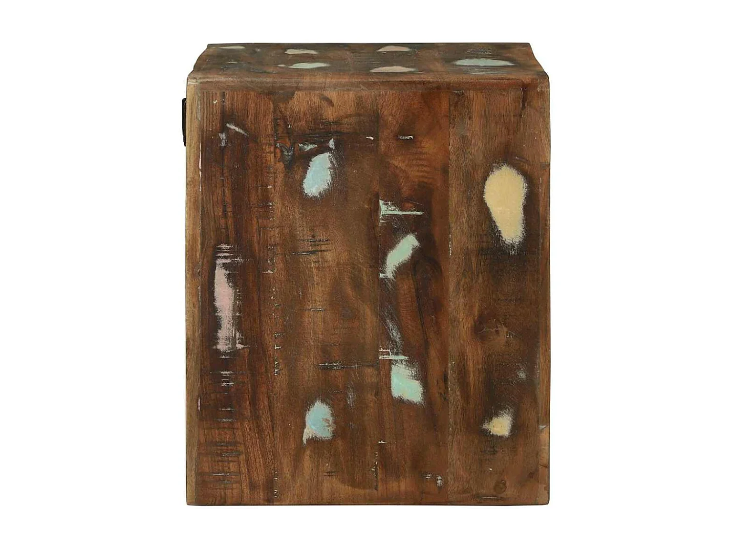 Meuble TV 2 pcs Multicolore bois de récupération massif