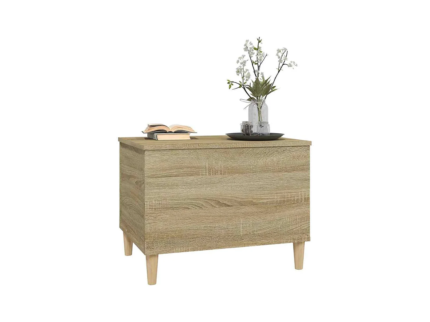 Table basse Chêne sonoma 60x44,5x45 cm Bois d'ingénierie