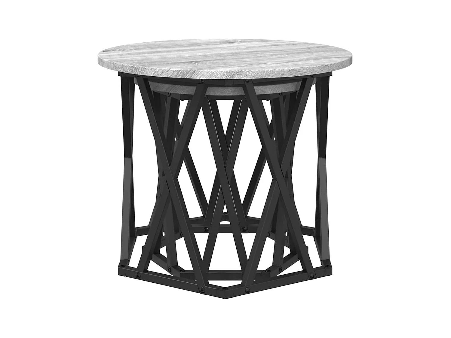 Table d'appoint 2 pcs Sonoma gris 50 x 50 x 40 cm