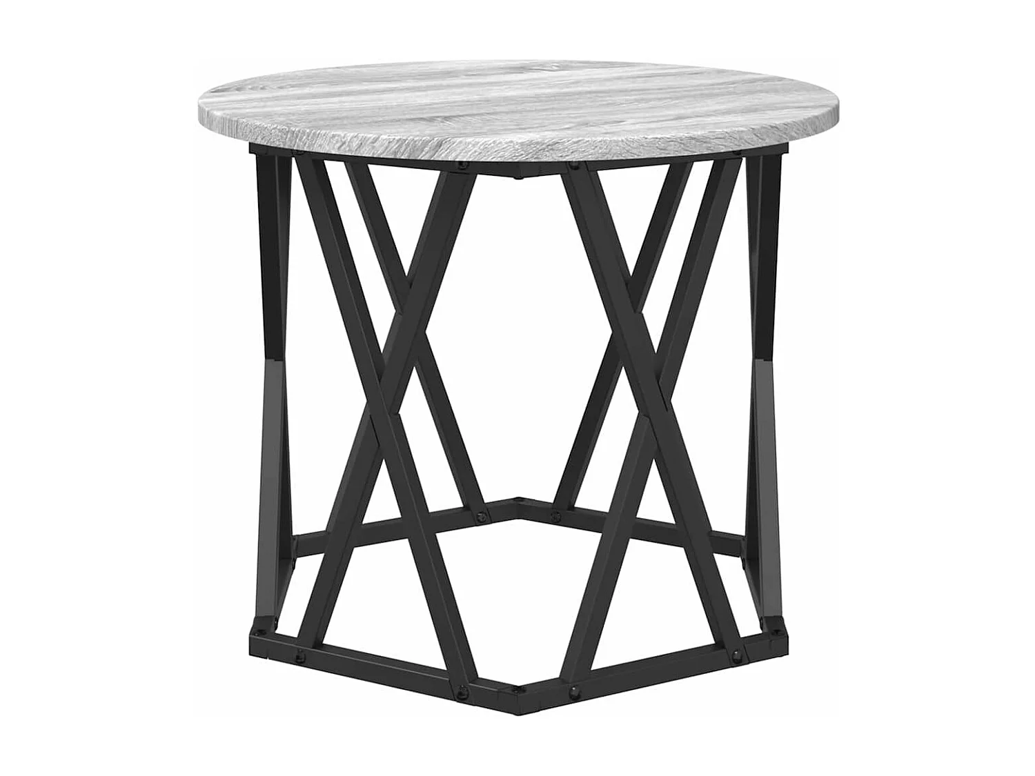 Table d'appoint 2 pcs Sonoma gris 50 x 50 x 40 cm