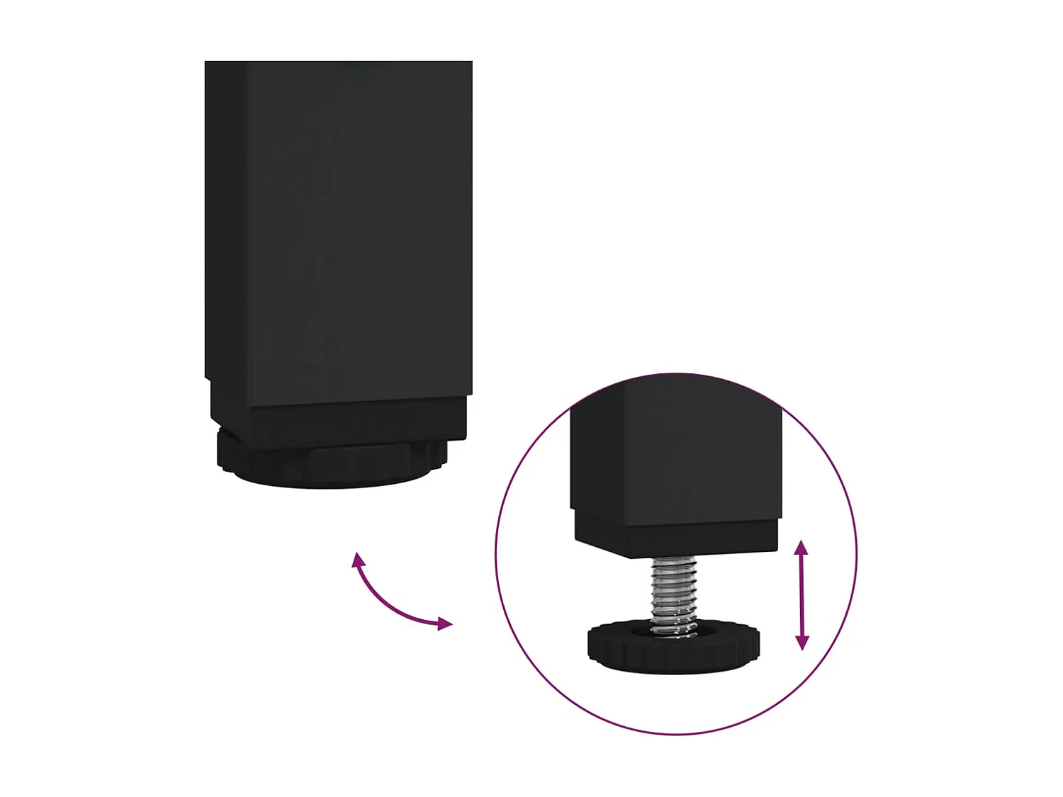 Table d'appoint Chêne fumé 55x38x45 cm Bois d'ingénierie